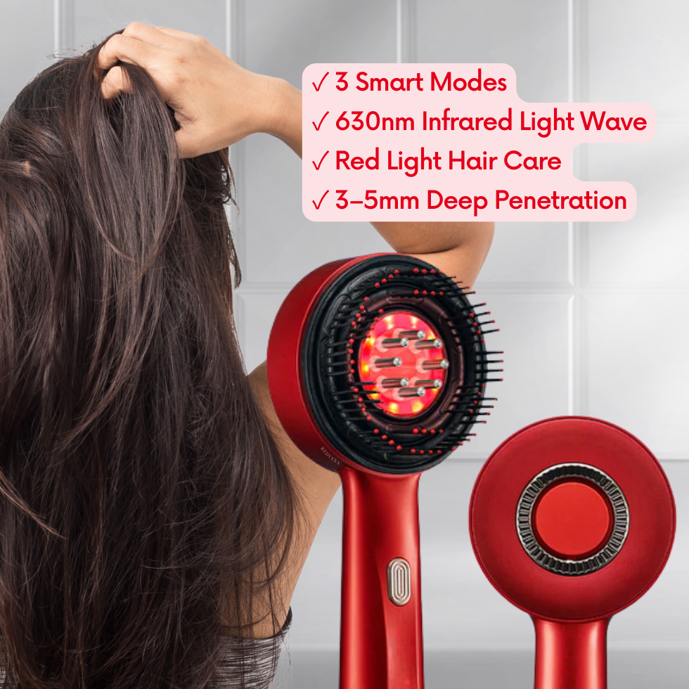 Redvexa™ Red Light Scalp Massage Comb