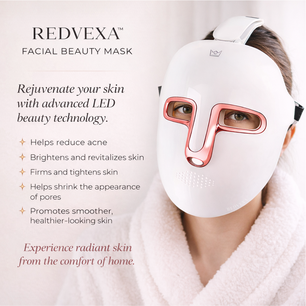Redvexa™ LED Facial Beauty Mask